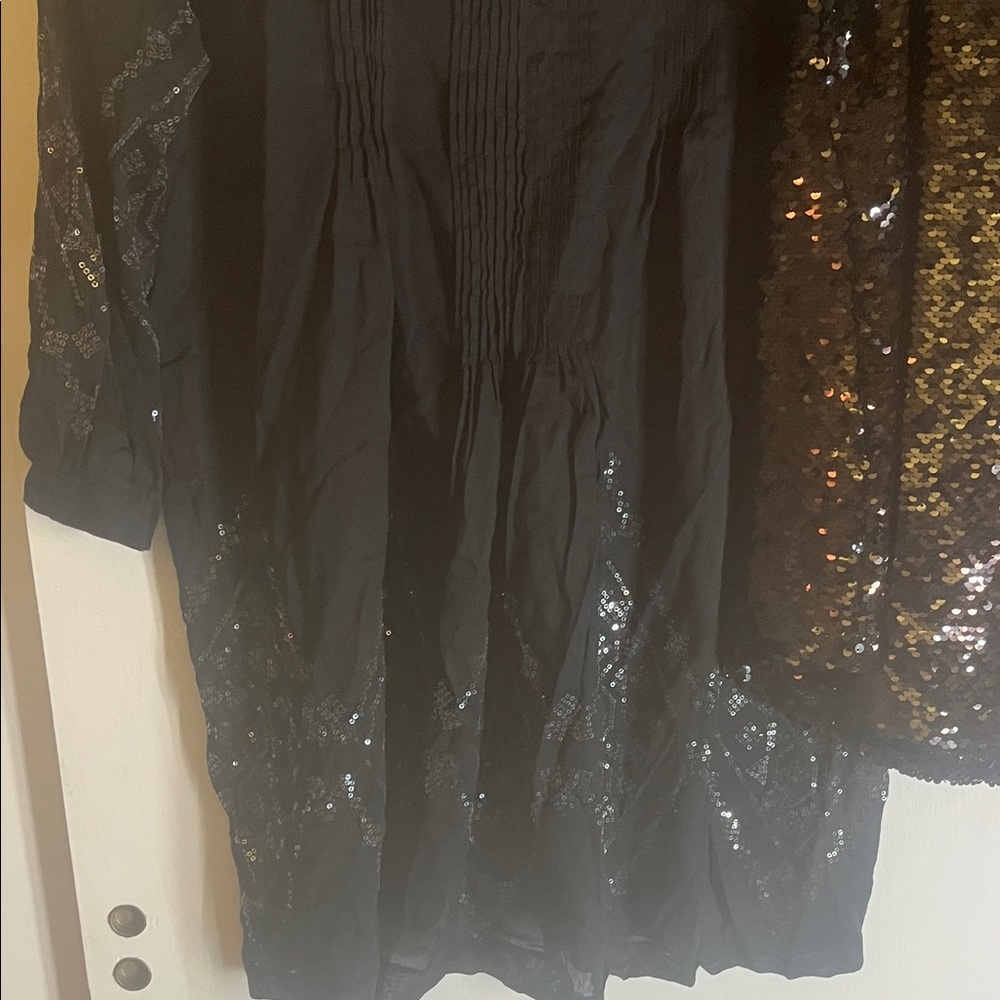 Chico's Black Sequin Ensemble Bundle, Tank & Tuni… - image 6